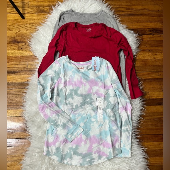 Girls Long Sleeve Shirts Bundle Size 10/12 - Picture 1 of 4